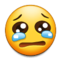 Crying Face emoji on Samsung
